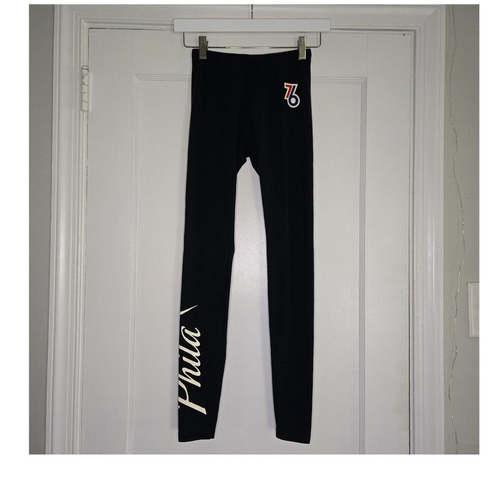 Nike Philadelphia 76ers NBA Leggings Womens XS Black Basketball